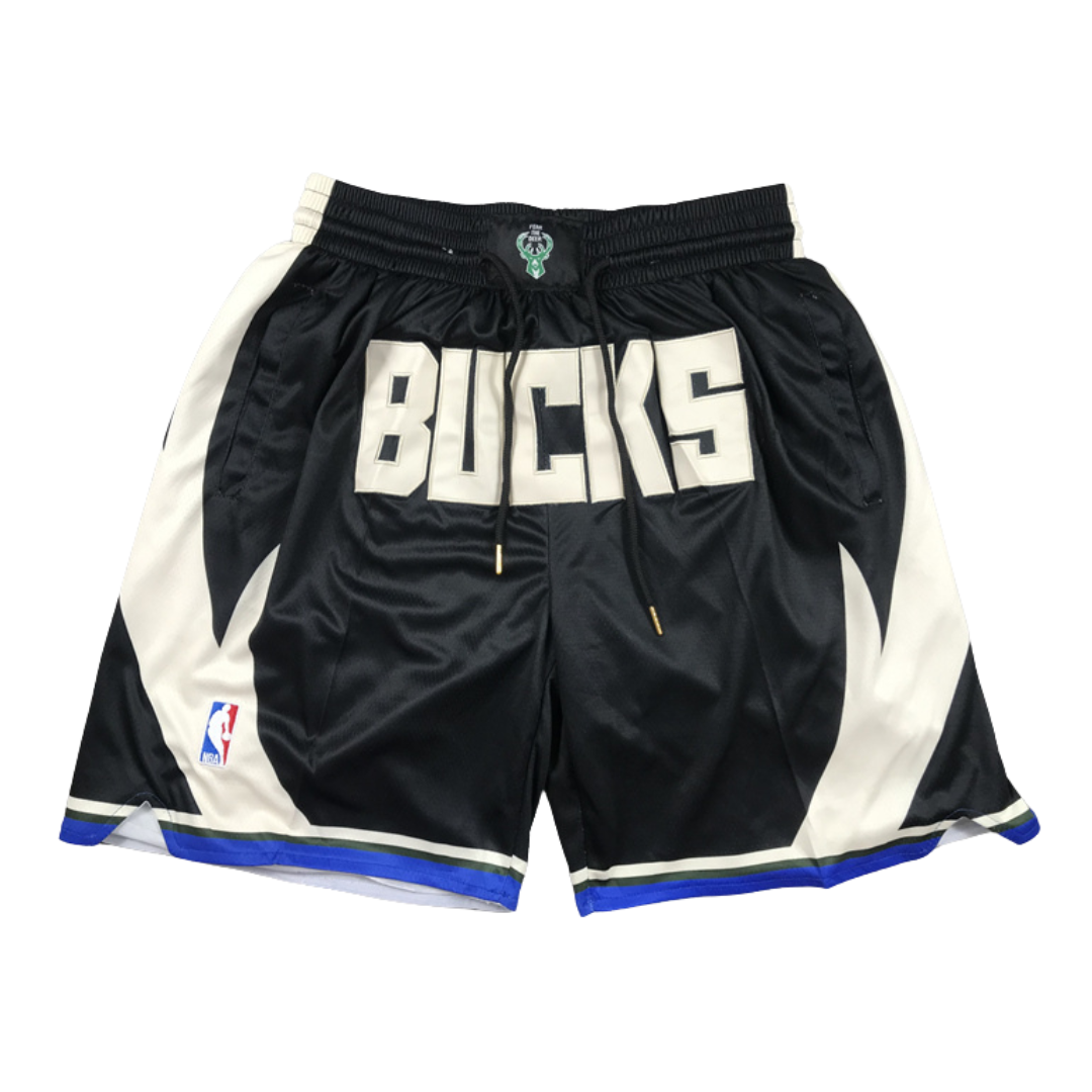 מכנס כדורסל Just Don מילווקי באקס שחור NBA