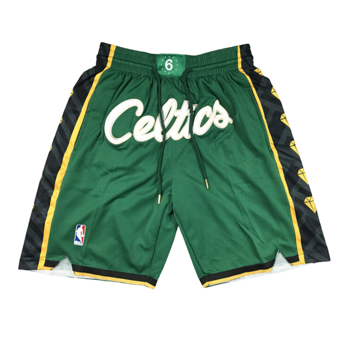 ⁨⁨⁨מכנס כדורסל Just Don בוסטון סלטיקס ירוק שחור NBA