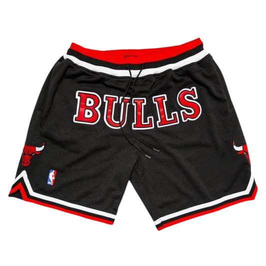 ⁨מכנס כדורסל Just Don שיקגו בולס שחור⁩⁩⁩⁩⁩⁩ NBA