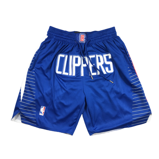 ⁨⁨⁨מכנס כדורסל Just Don לוס אנג'לס קליפרס כחול NBA