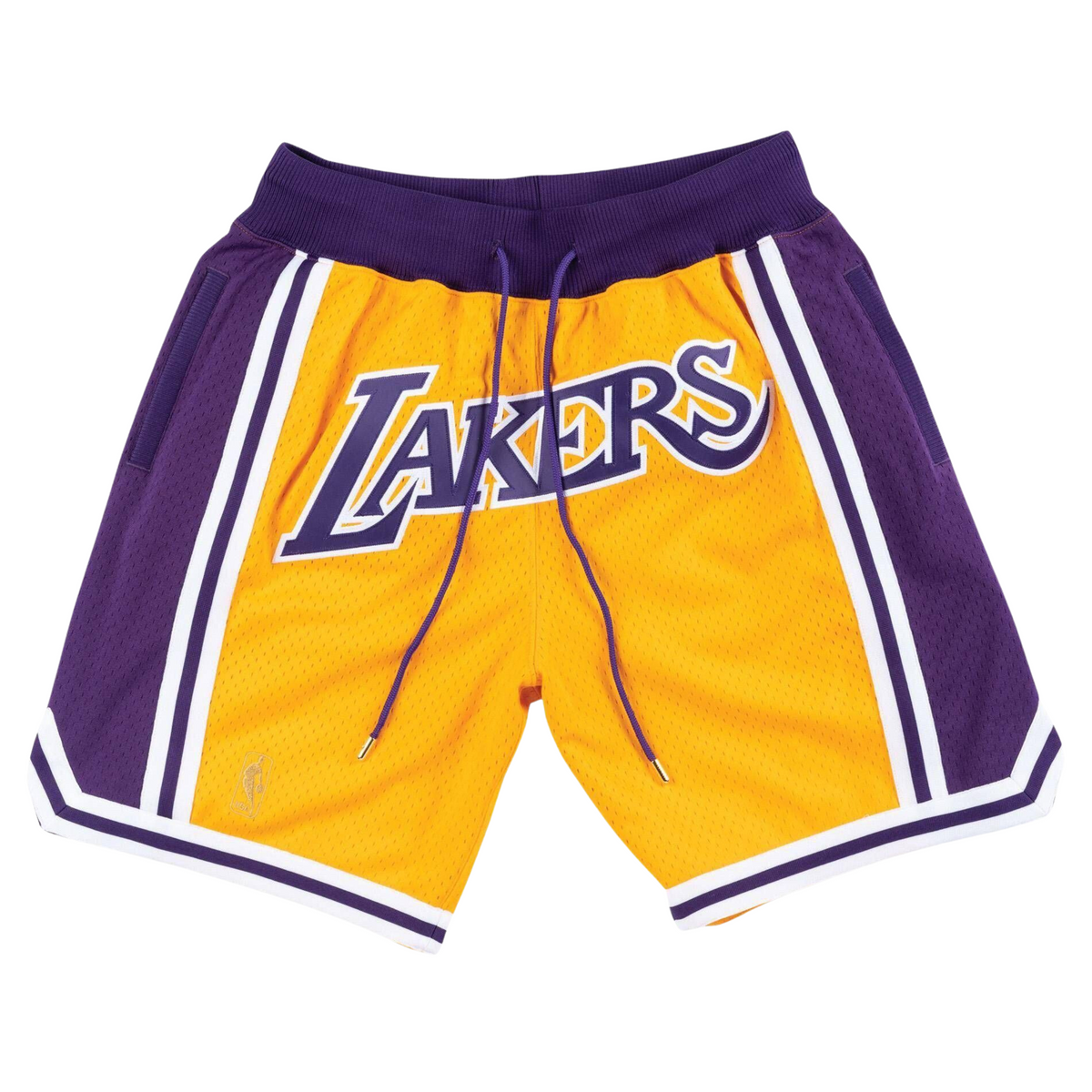⁨מכנס כדורסל Just Don לוס אנג'לס לייקרס צהוב סגול NBA